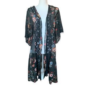 American Eagle Floral Lace XS Cardigan
